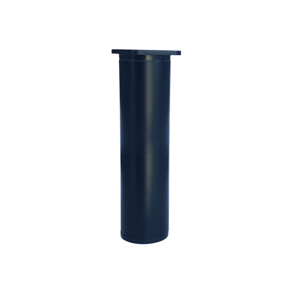 Nogica okrugla DAUER fi40x150mm aluminijumska - Crna Mat