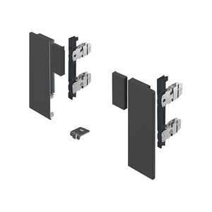 H AvanTech konektor za stakleni front za met.stranice bez iluminacije antracit (SET)